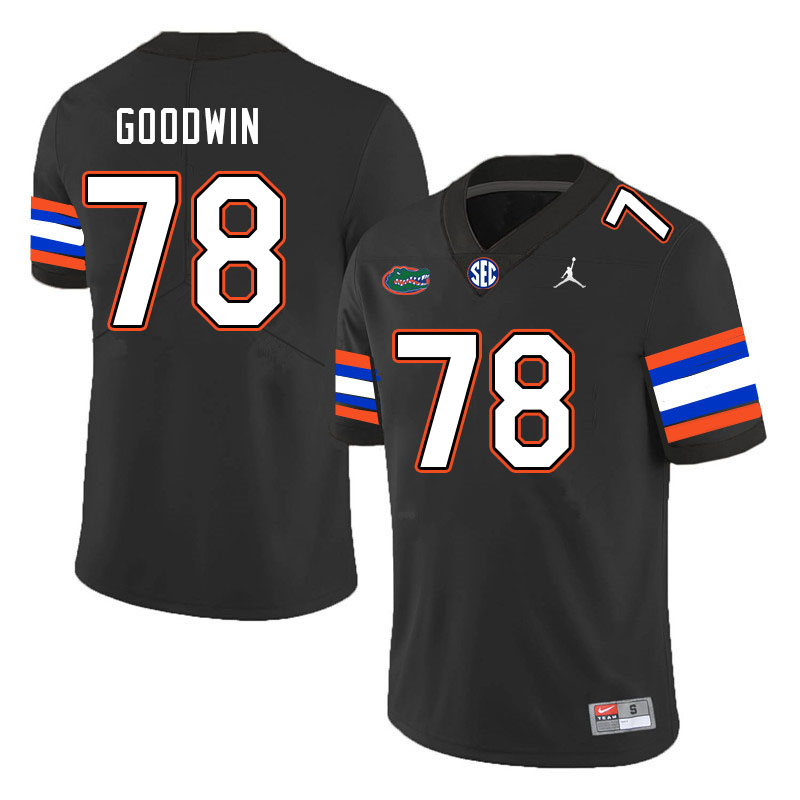 Men #78 Kiyaunta Goodwin Florida Gators College Football Jerseys Stitched-Black